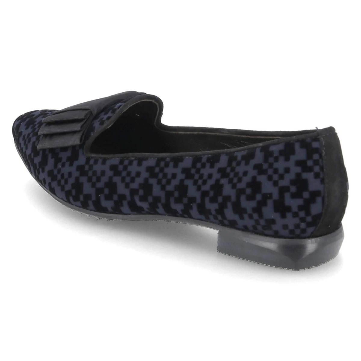 Ballerinas - king blu camoscio nero