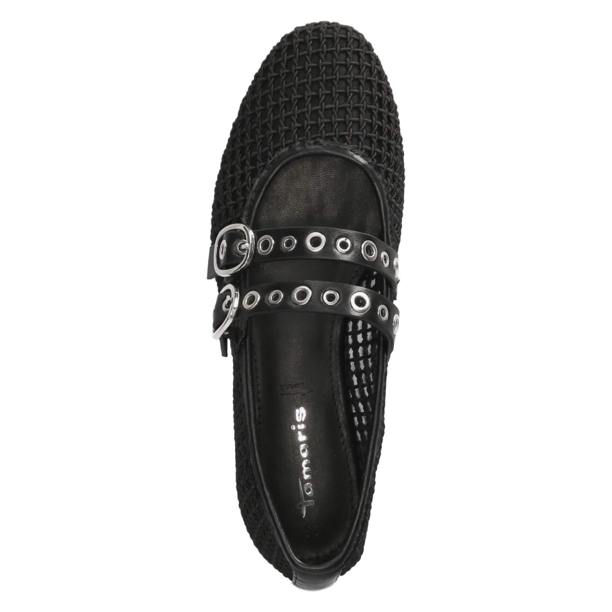 Spangenballerinas - BLACK