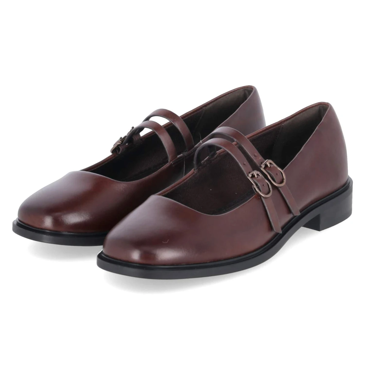 Spangenballerinas - MAHOGANY