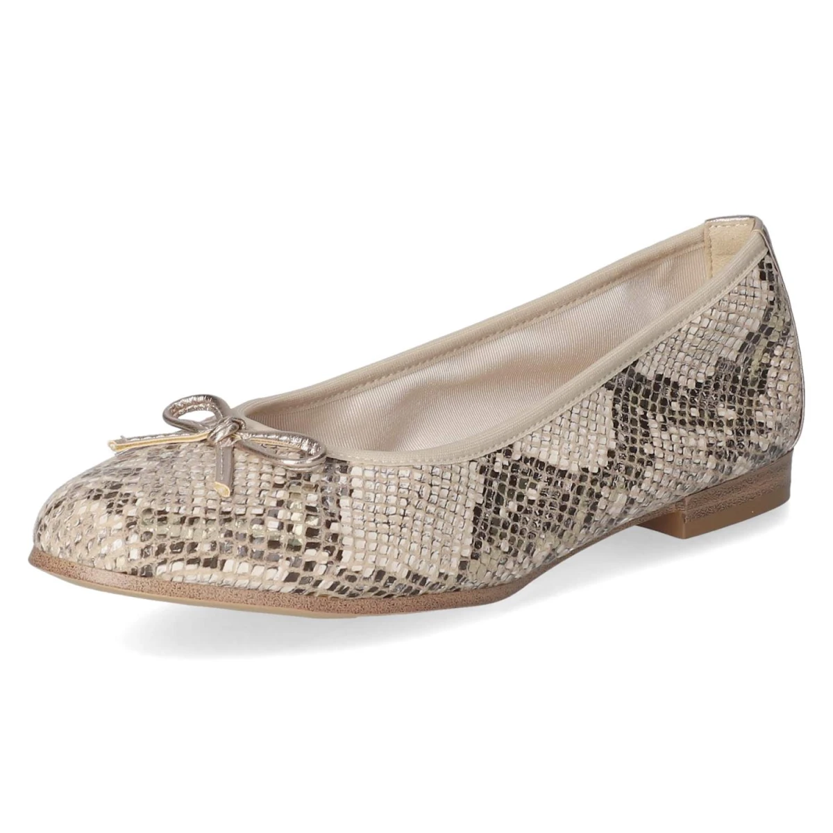Ballerinas - BEIGE SNAKE
