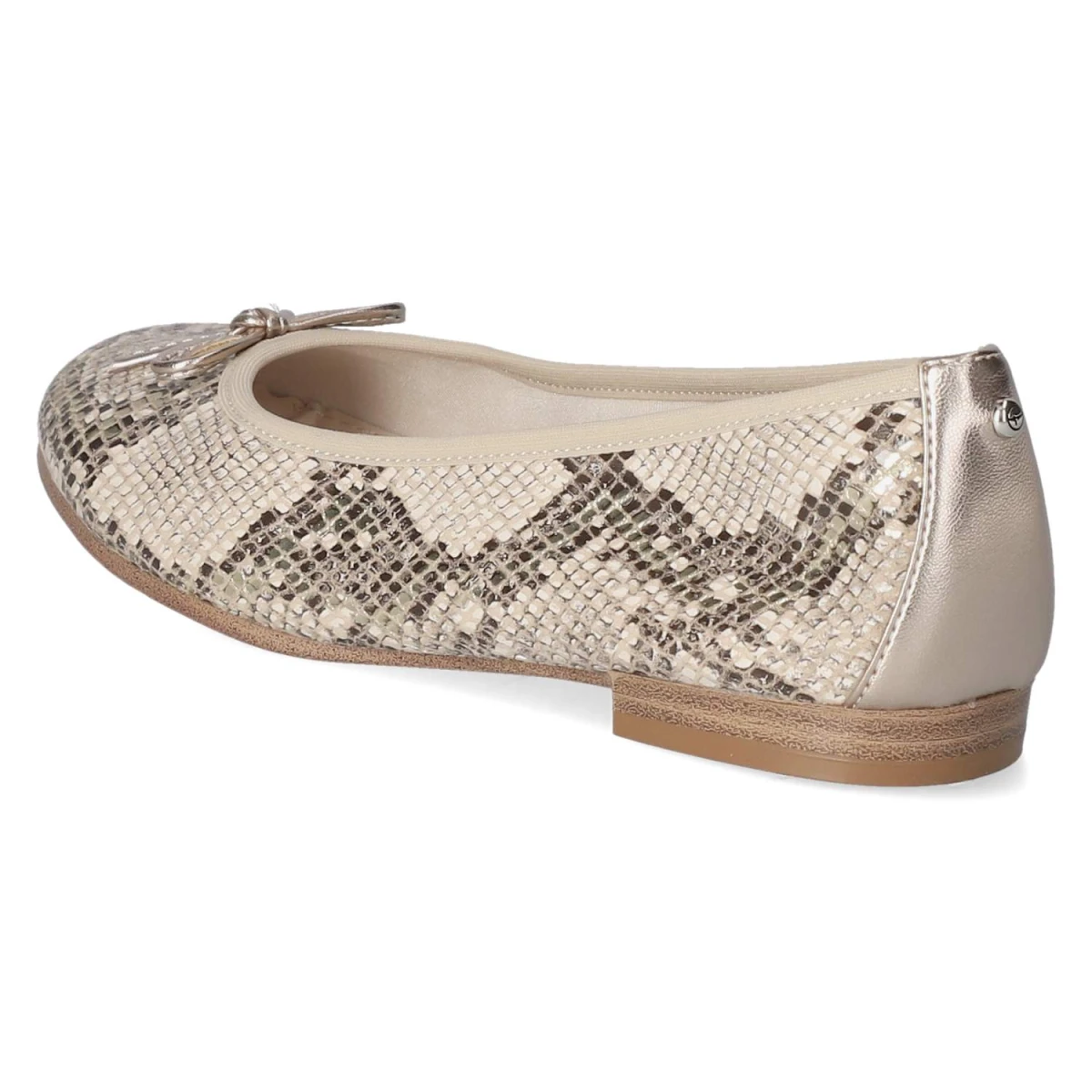 Ballerinas - BEIGE SNAKE