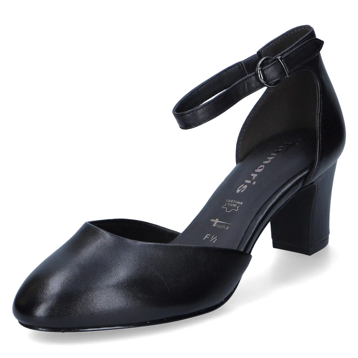 Spangenpumps - BLACK LEATHER