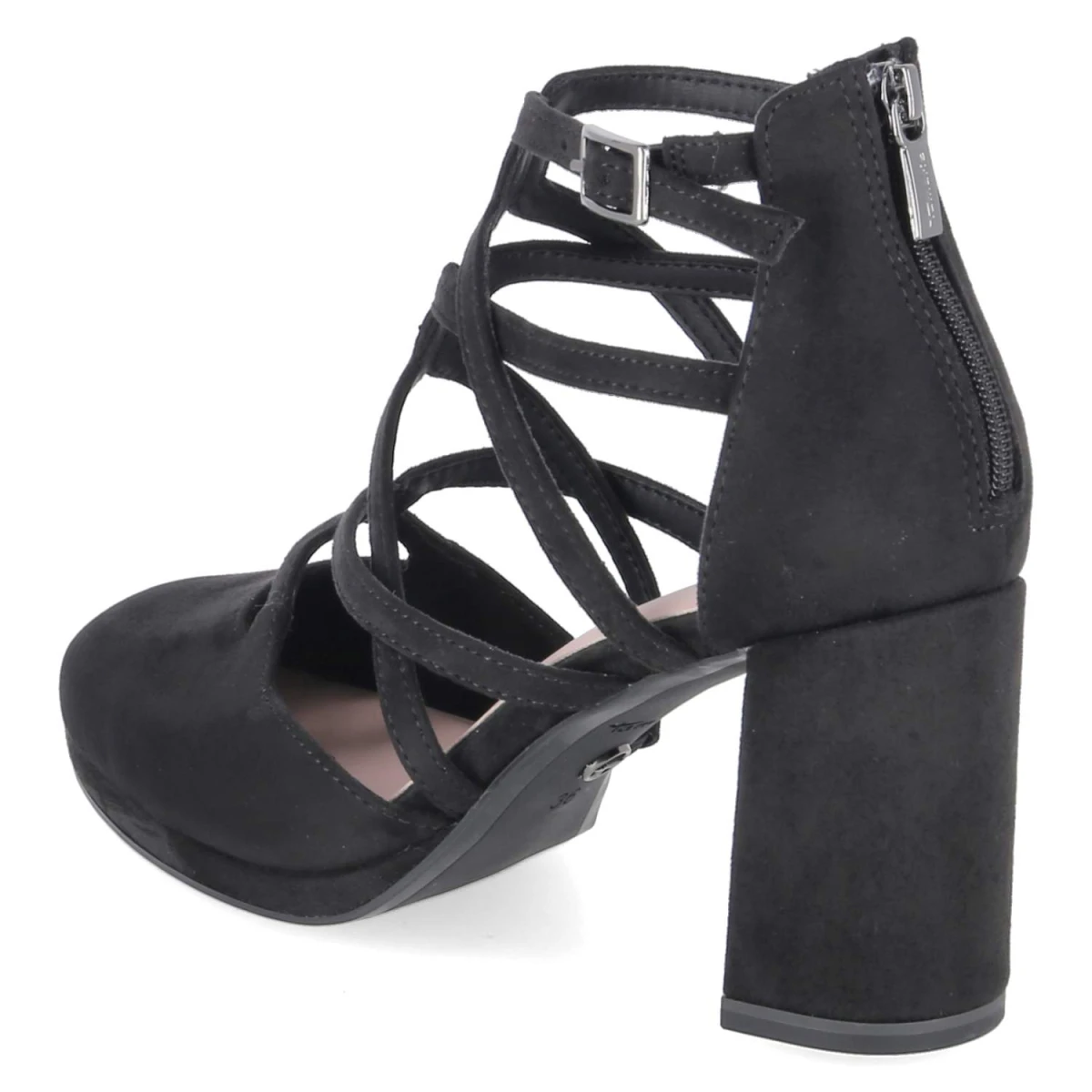Riemchenpumps - BLACK