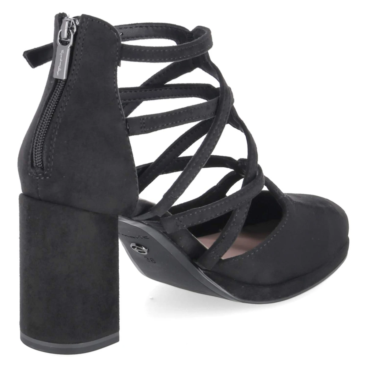 Riemchenpumps - BLACK