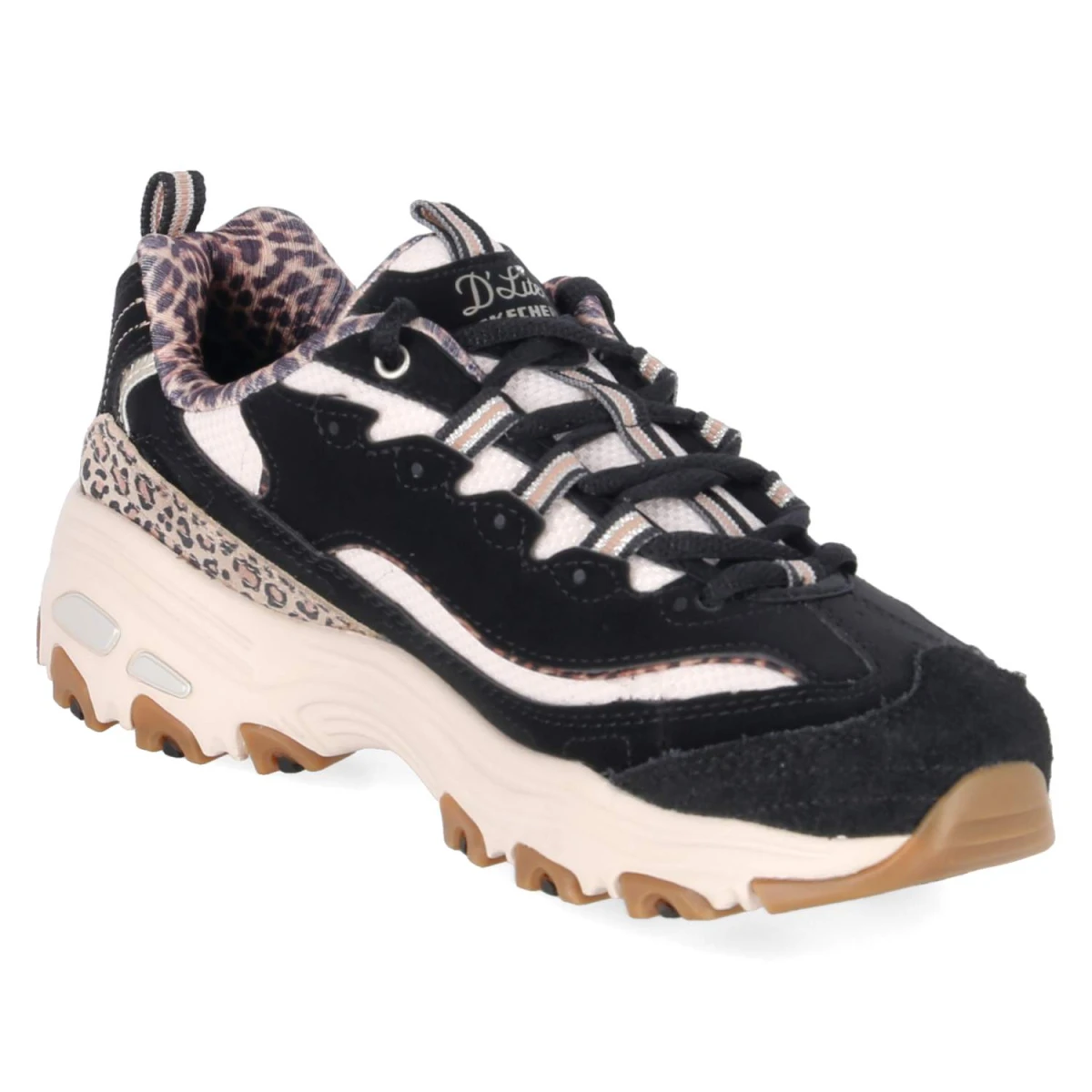 Low Sneaker D'LITES WILD CHARM - black