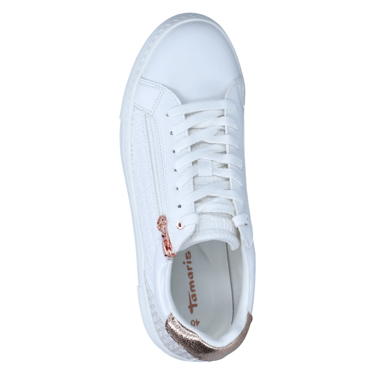 Low Sneaker - WHT/ROSE GOLD