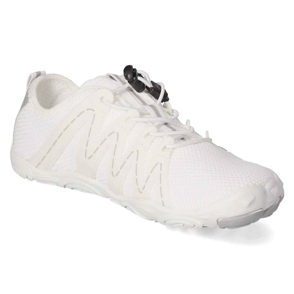 Barfußschuhe - weiss/grau