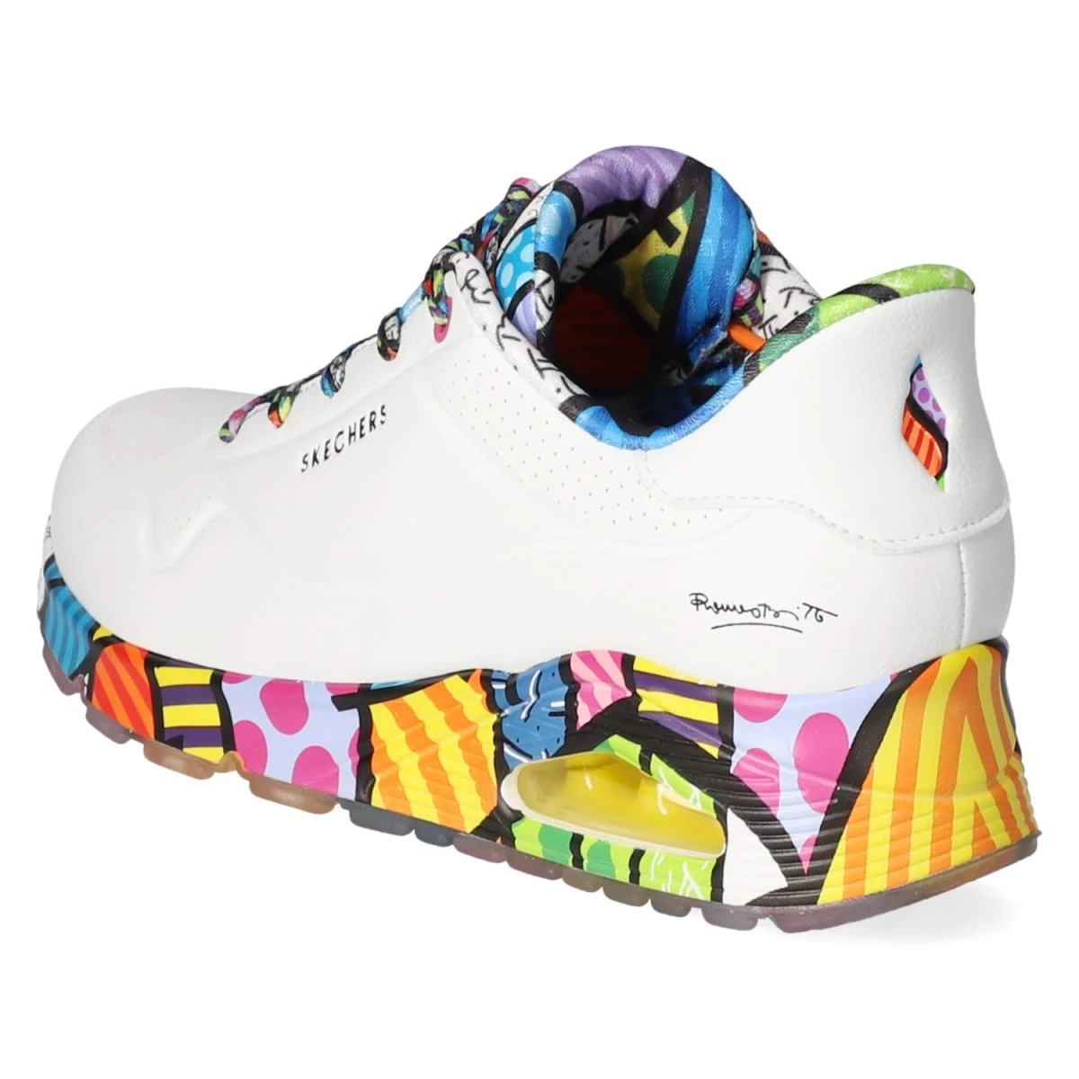 Slip Ins Sneaker UNO BRITTO LANDSCAPE - white/multi