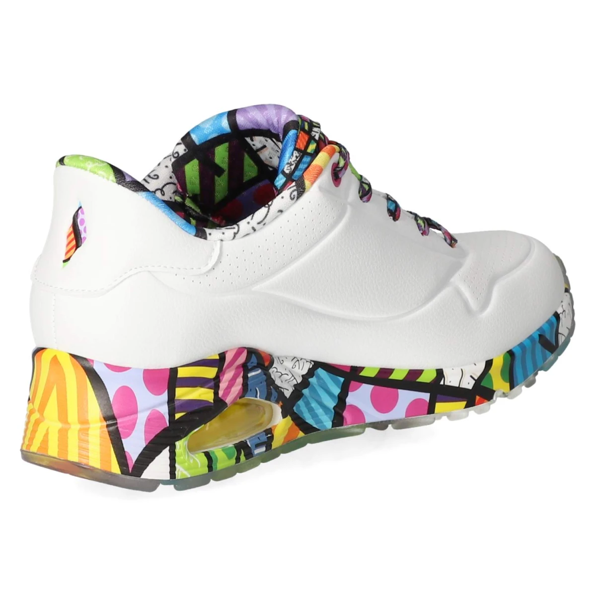 Slip Ins Sneaker UNO BRITTO LANDSCAPE - white/multi