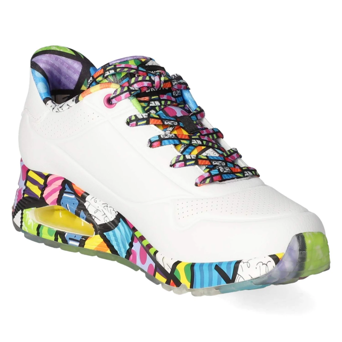 Slip Ins Sneaker UNO BRITTO LANDSCAPE - white/multi