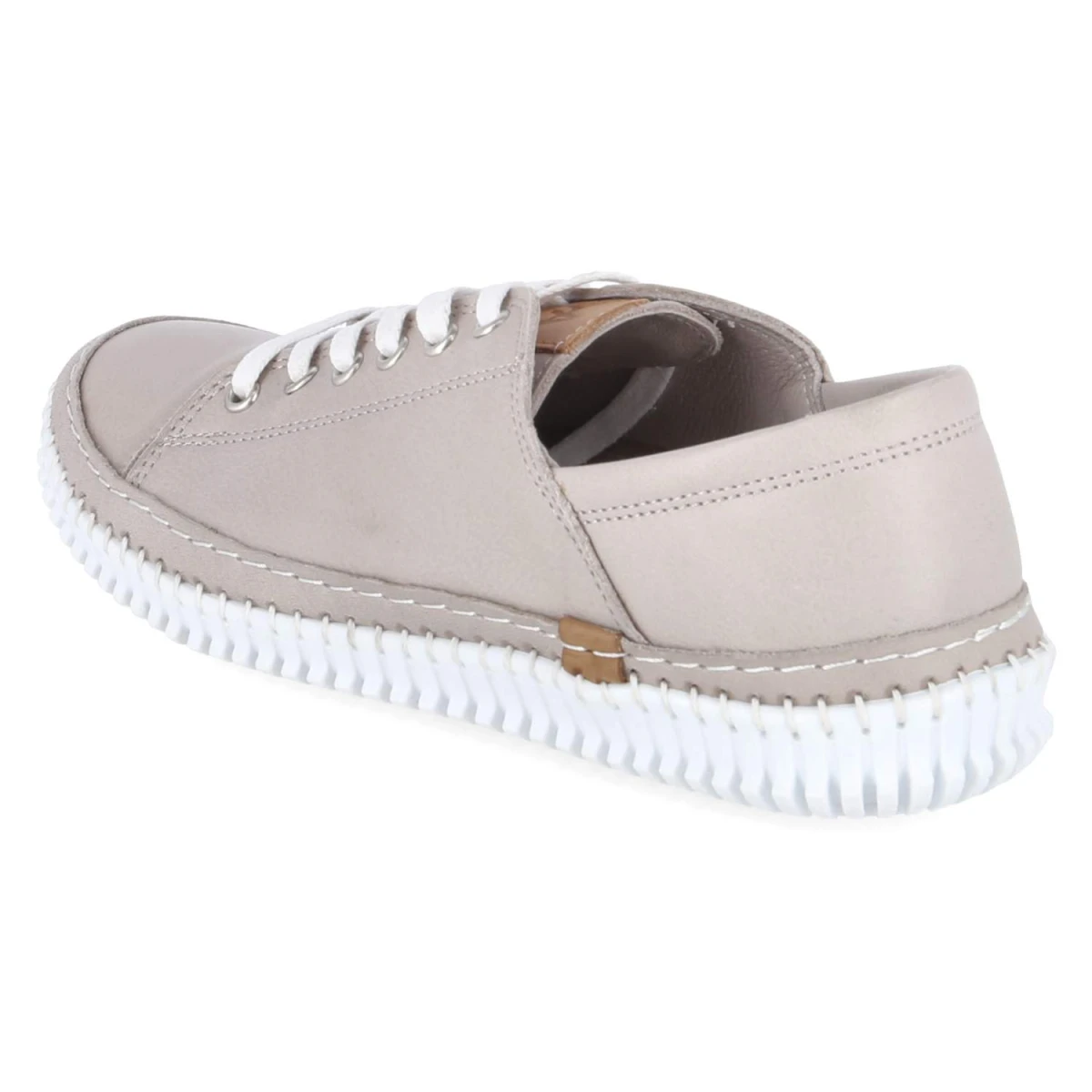 Halbschuhe - silbergrau