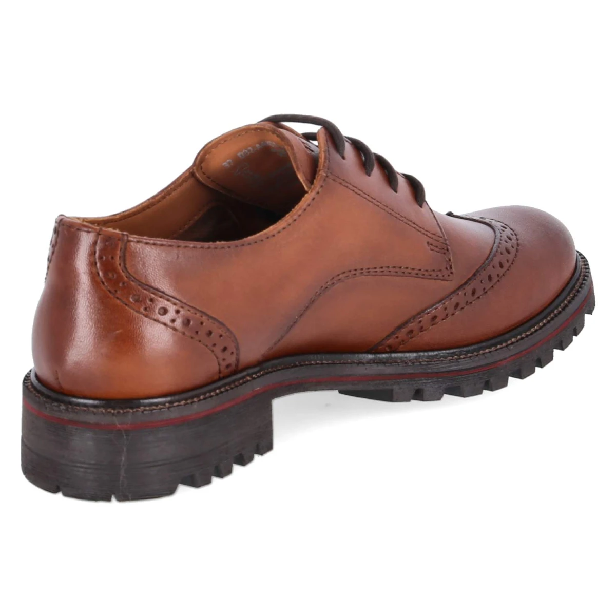 Halbschuhe - cognac