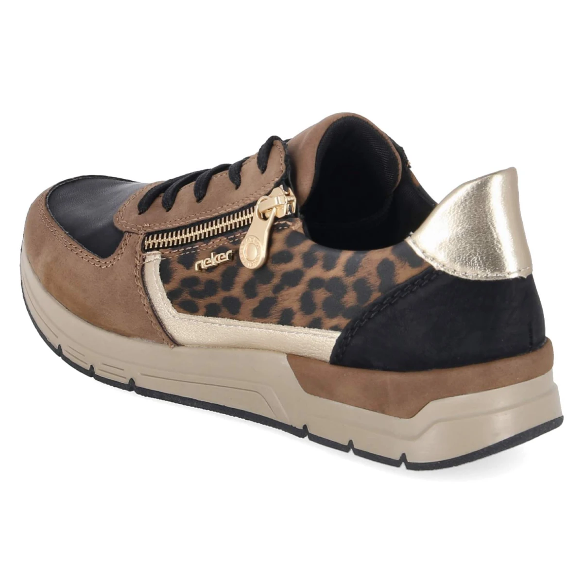 Low Sneaker - braun kombi