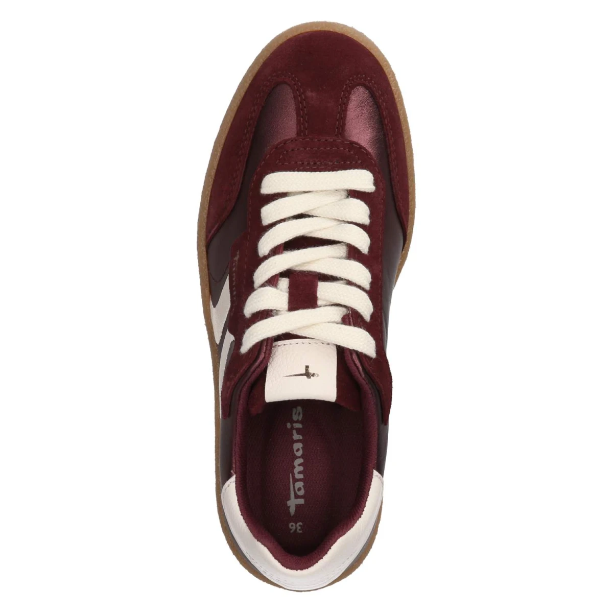 Low Sneaker - BORDEAUX METALLIC