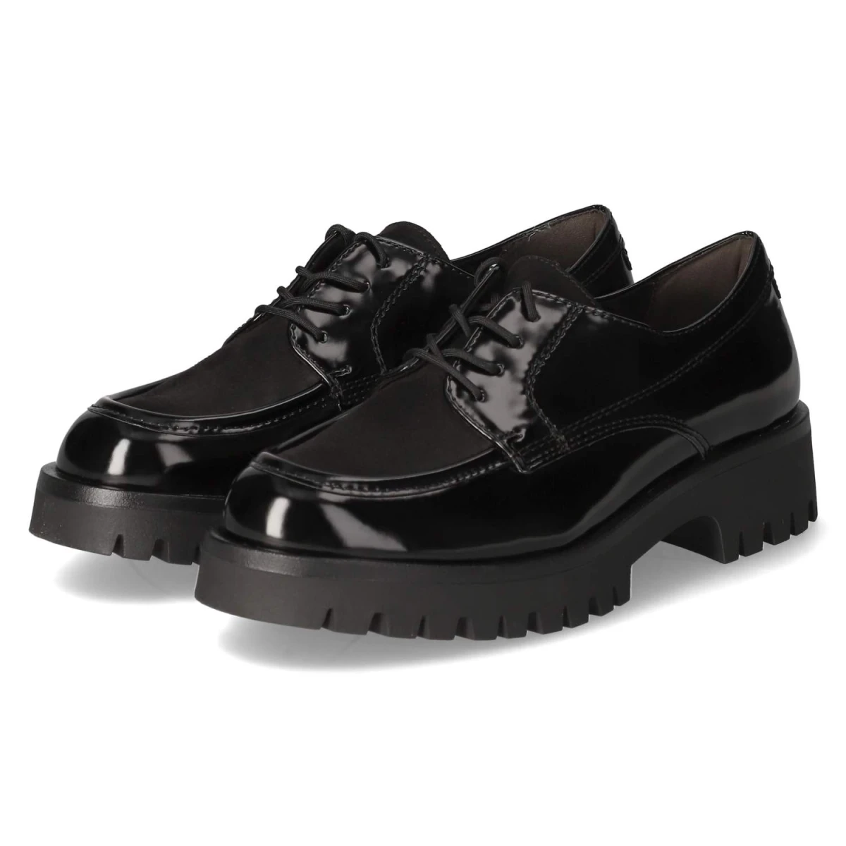 Schnürschuhe - black