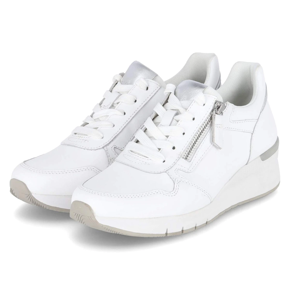 Low Sneaker - weiss/silber