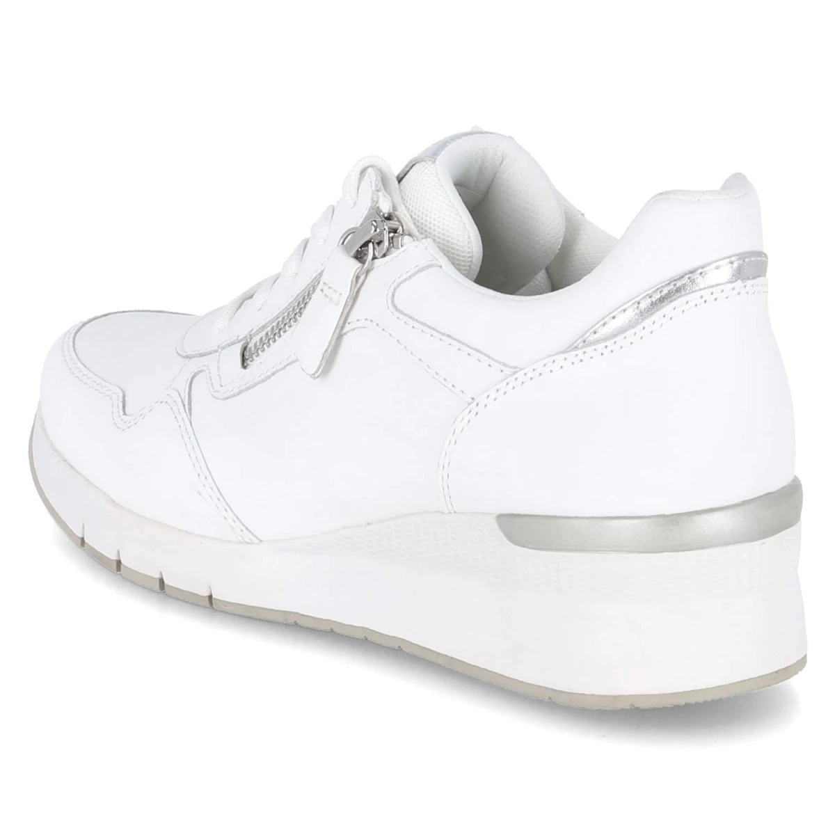 Low Sneaker - weiss/silber