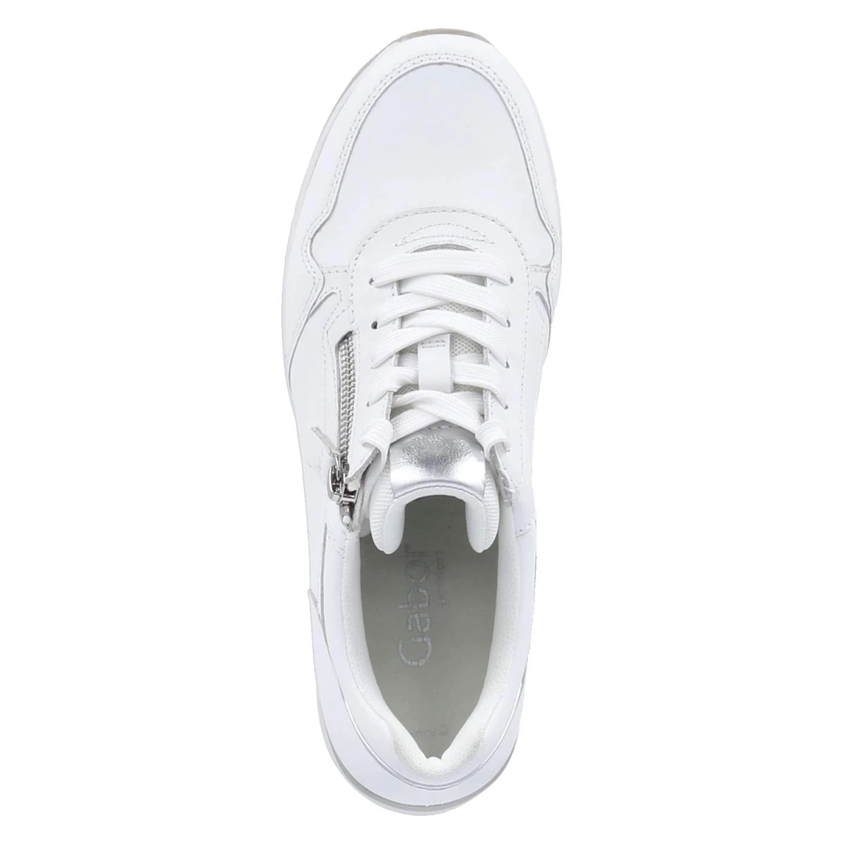 Low Sneaker - weiss/silber