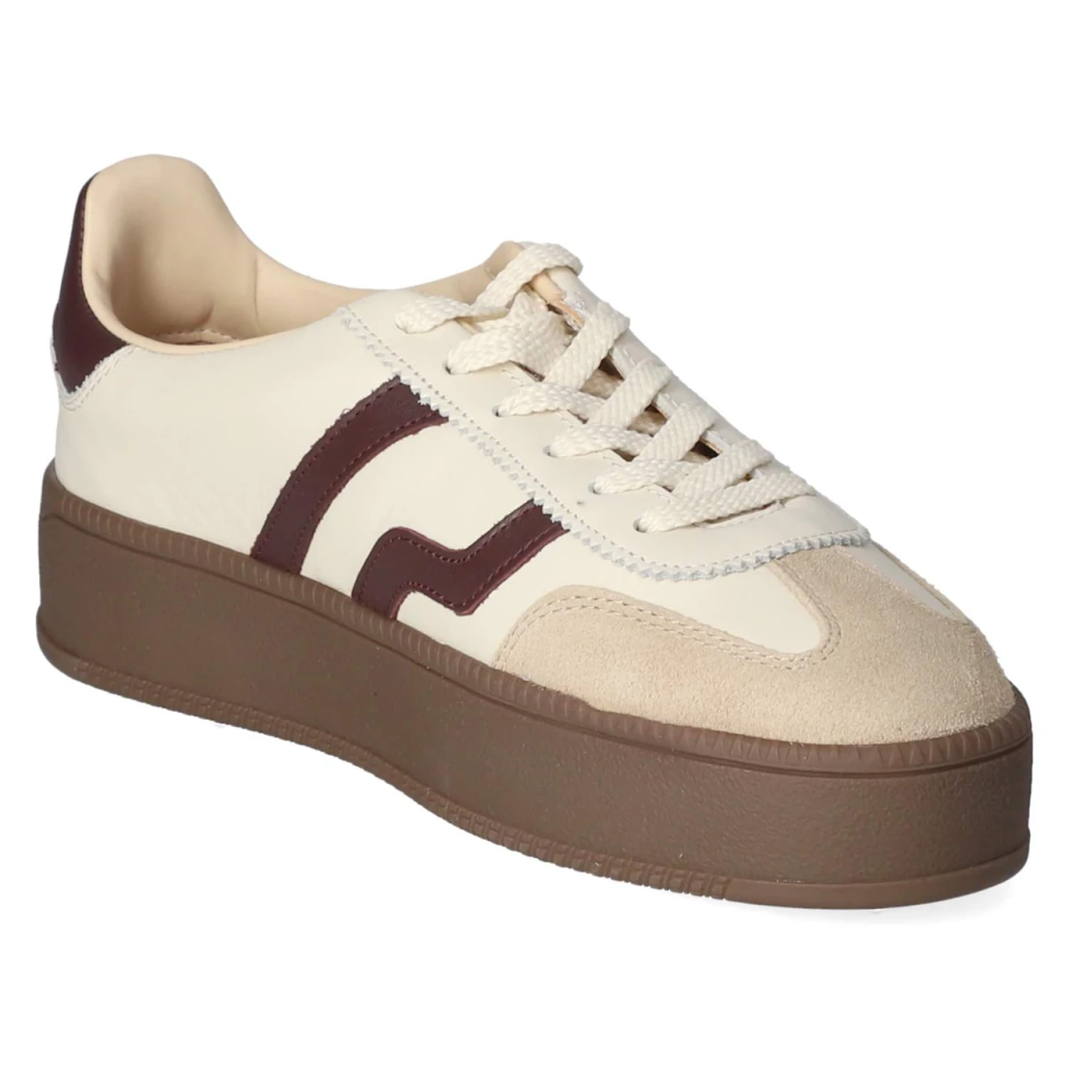 Sneaker CUZMANI - offwhite/portwine
