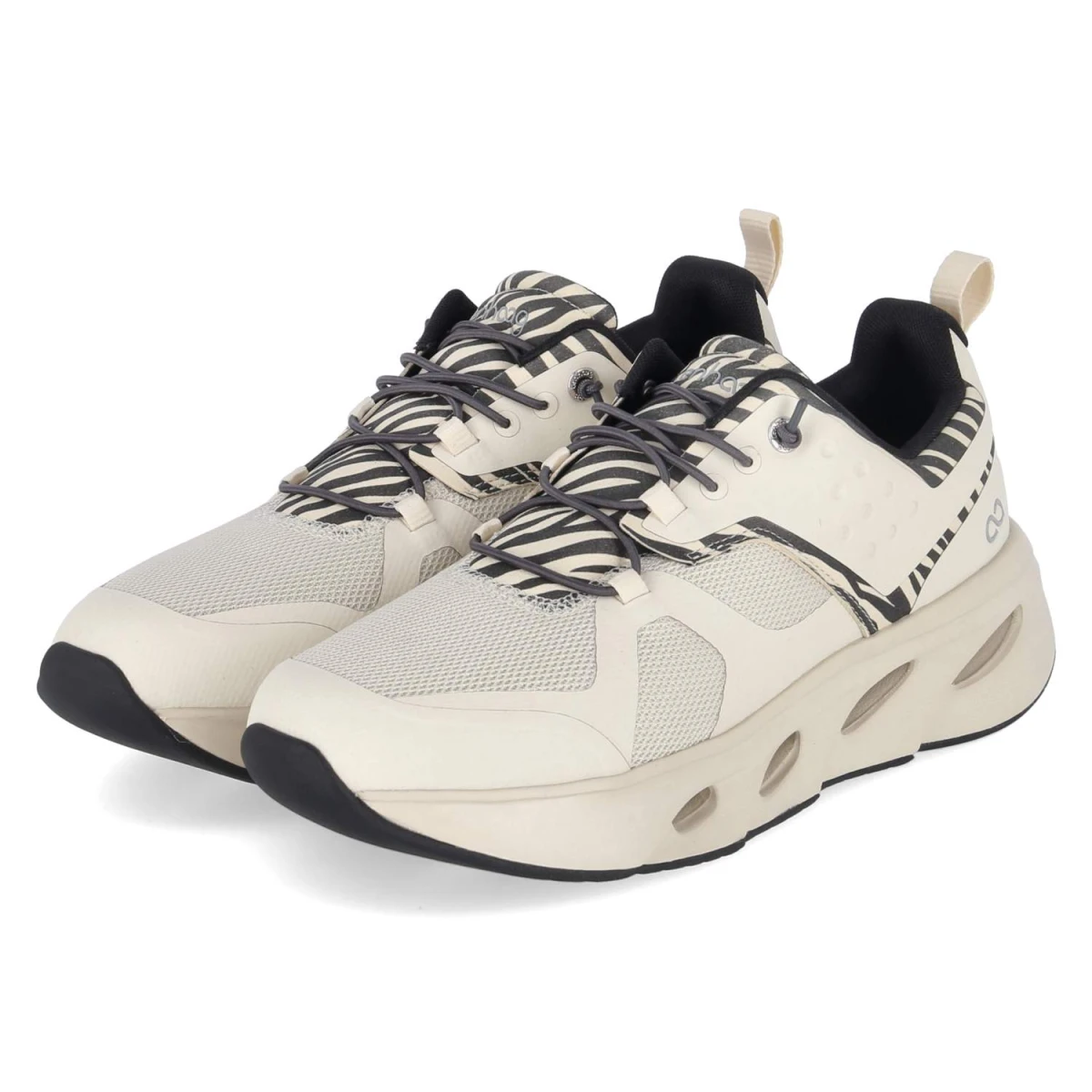 Low Sneaker SHADOWHAAG - BEIGE / ZEBRA