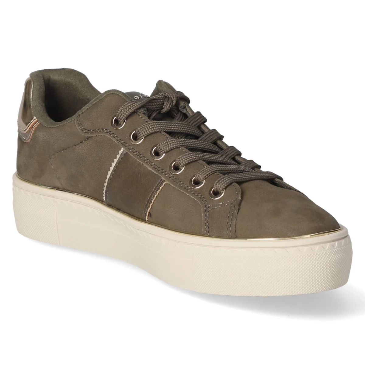Low Sneaker - OLIVE NUBUC