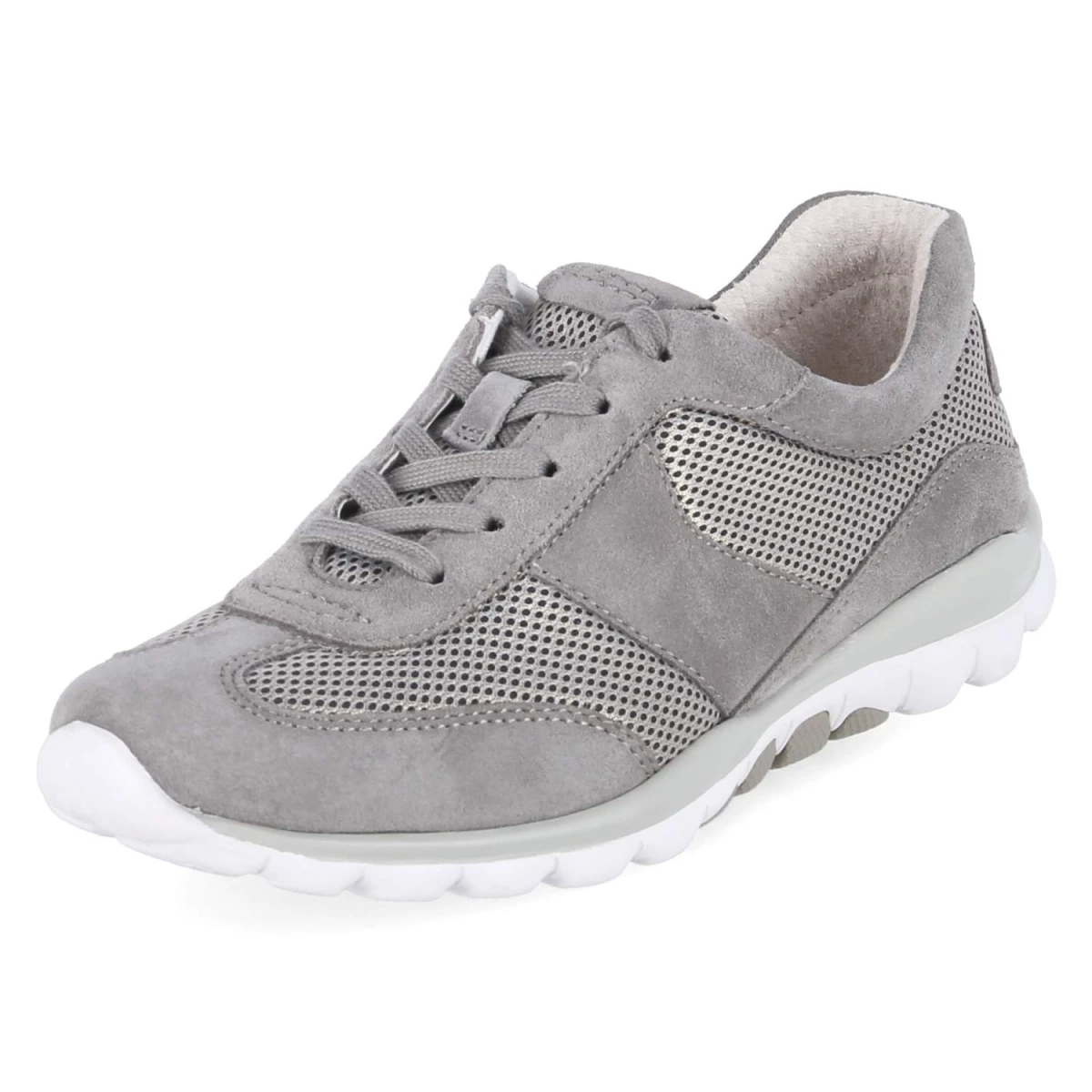 Low Sneaker - silber/grau