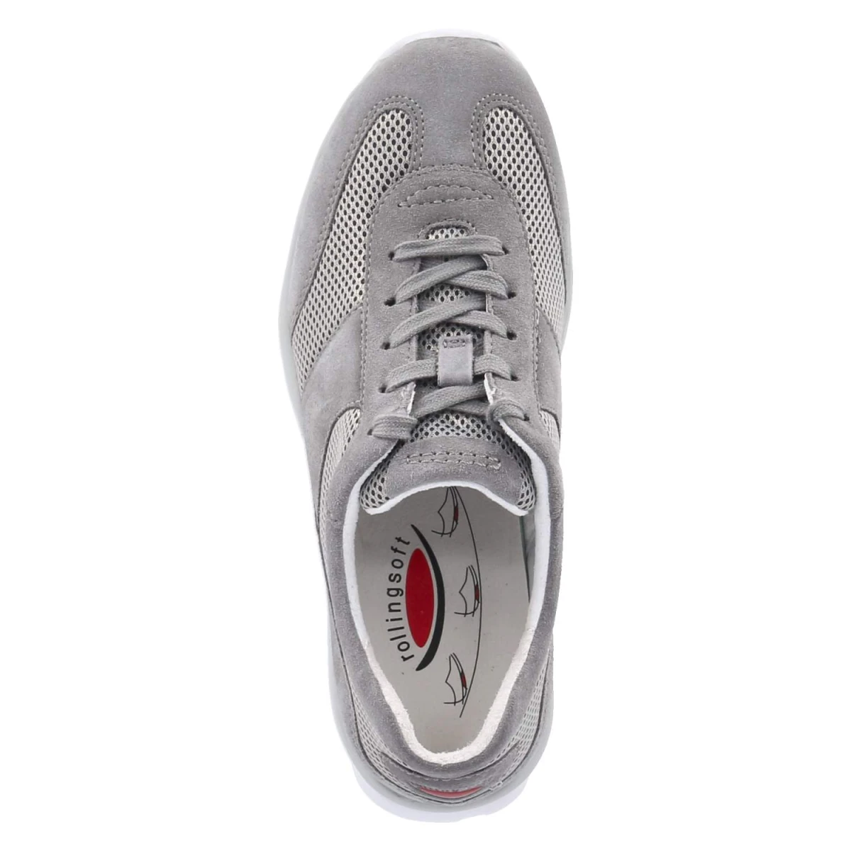 Low Sneaker - silber/grau