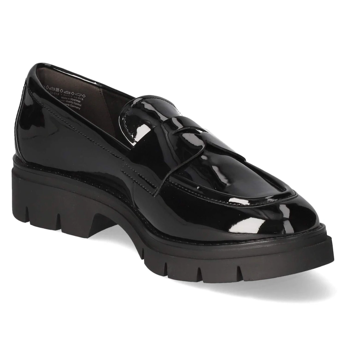 Slipper - BLACK PATENT