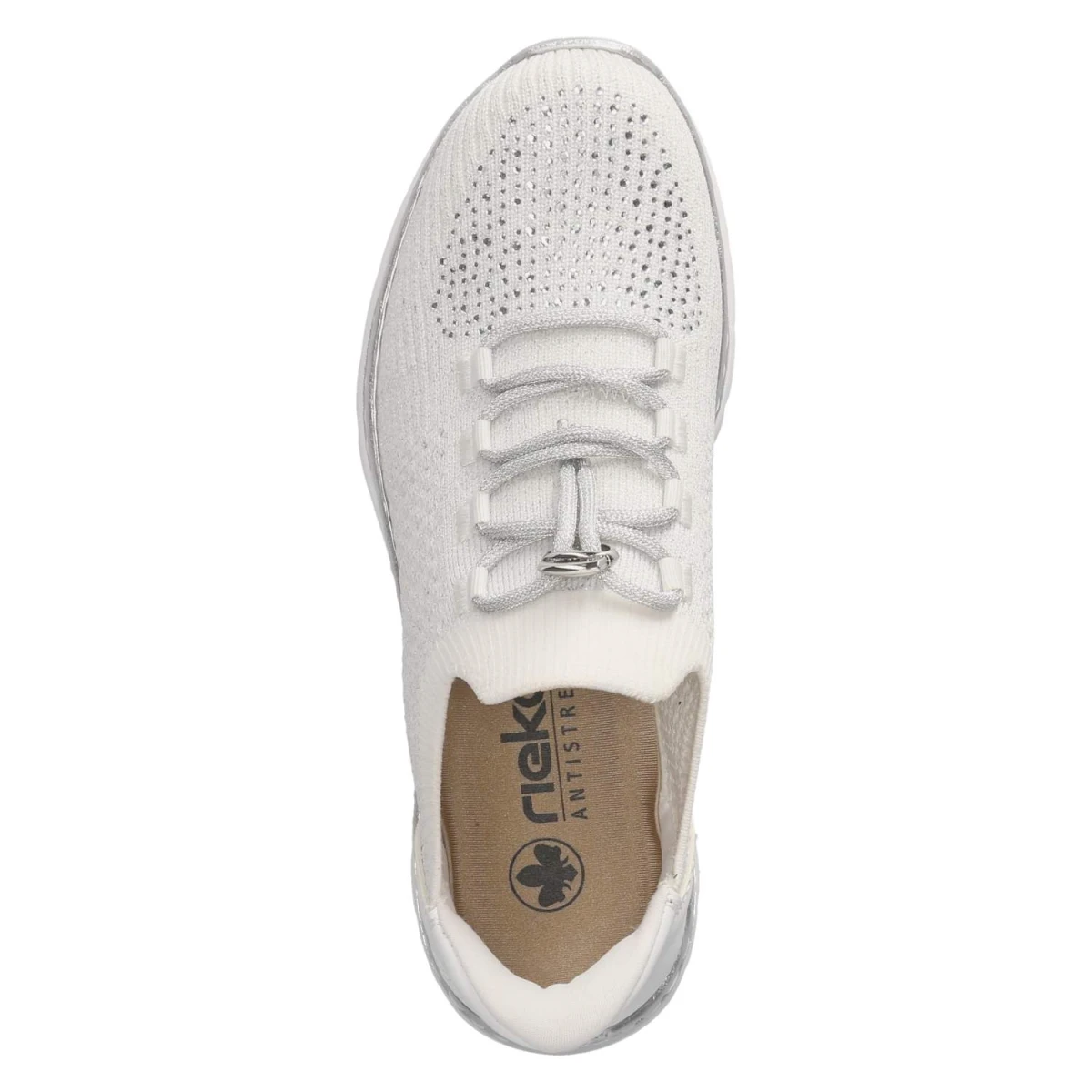 Slip-On-Sneaker - silber/platin