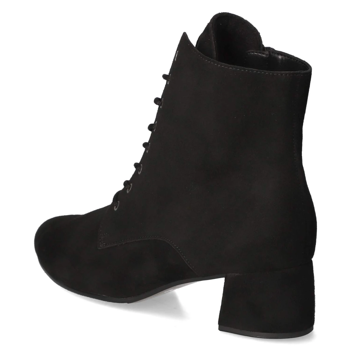 Schnürstiefeletten - schwarz