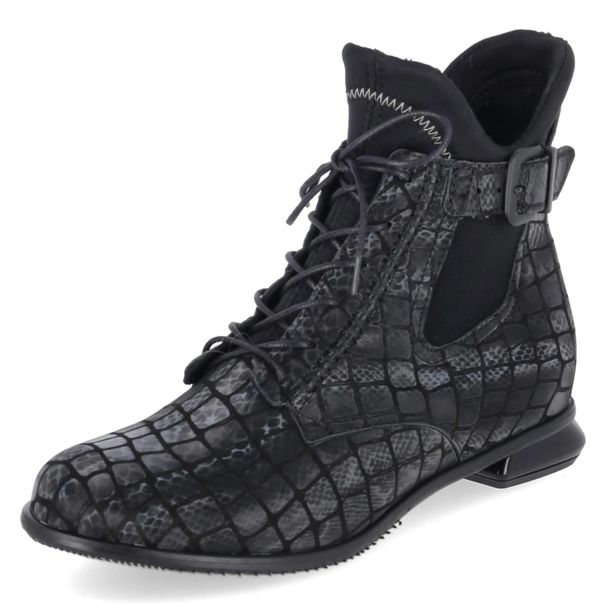 Ankle Boots - Grau/Schwarz