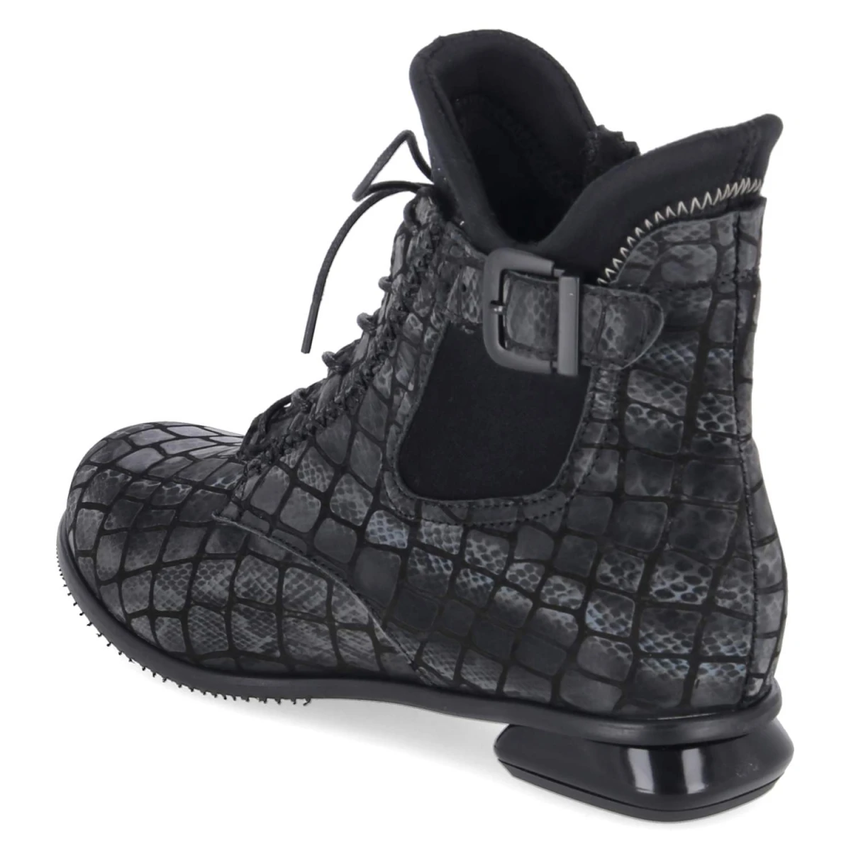 Ankle Boots - Grau/Schwarz