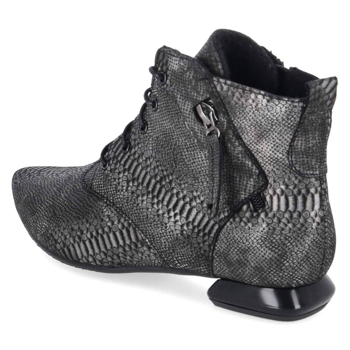 Ankle Boots - Schwarz/Grau