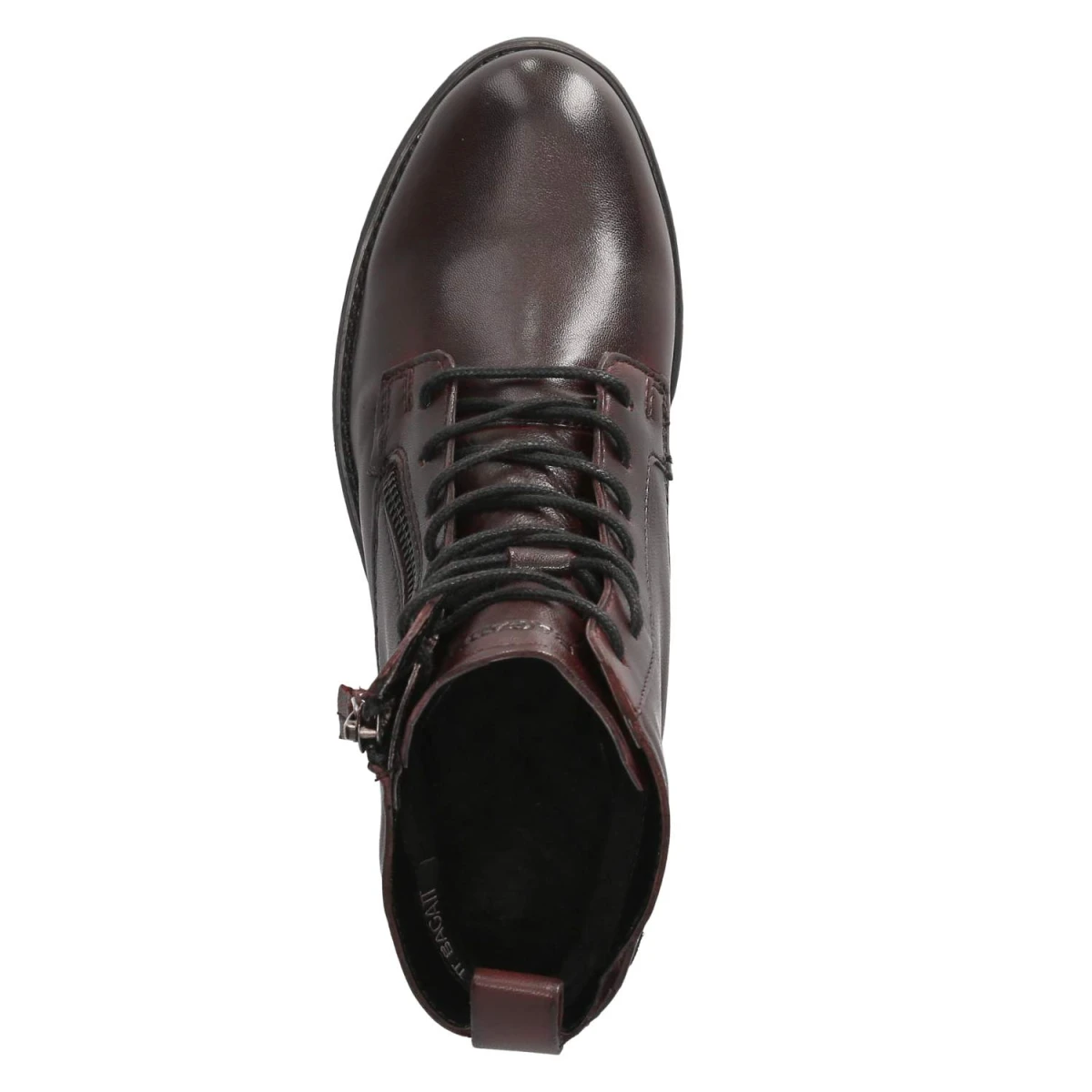 Schnürstiefeletten - bordo