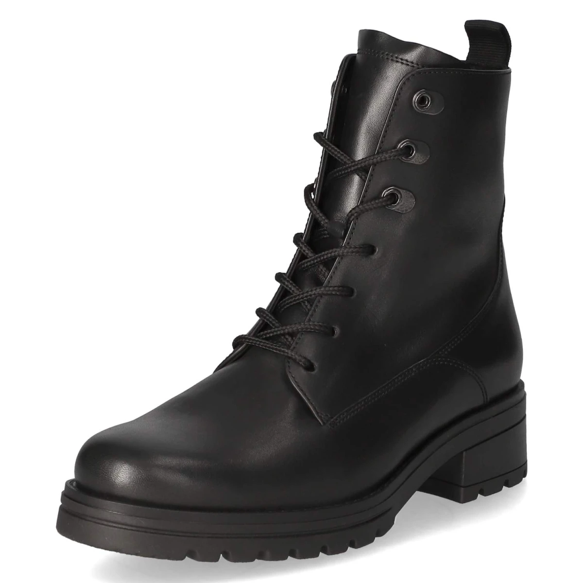 Schnürstiefeletten - schwarz (Micro)