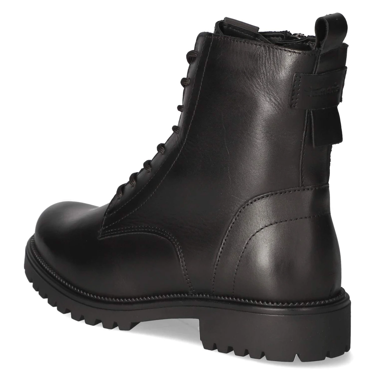 Schnürstiefeletten - black