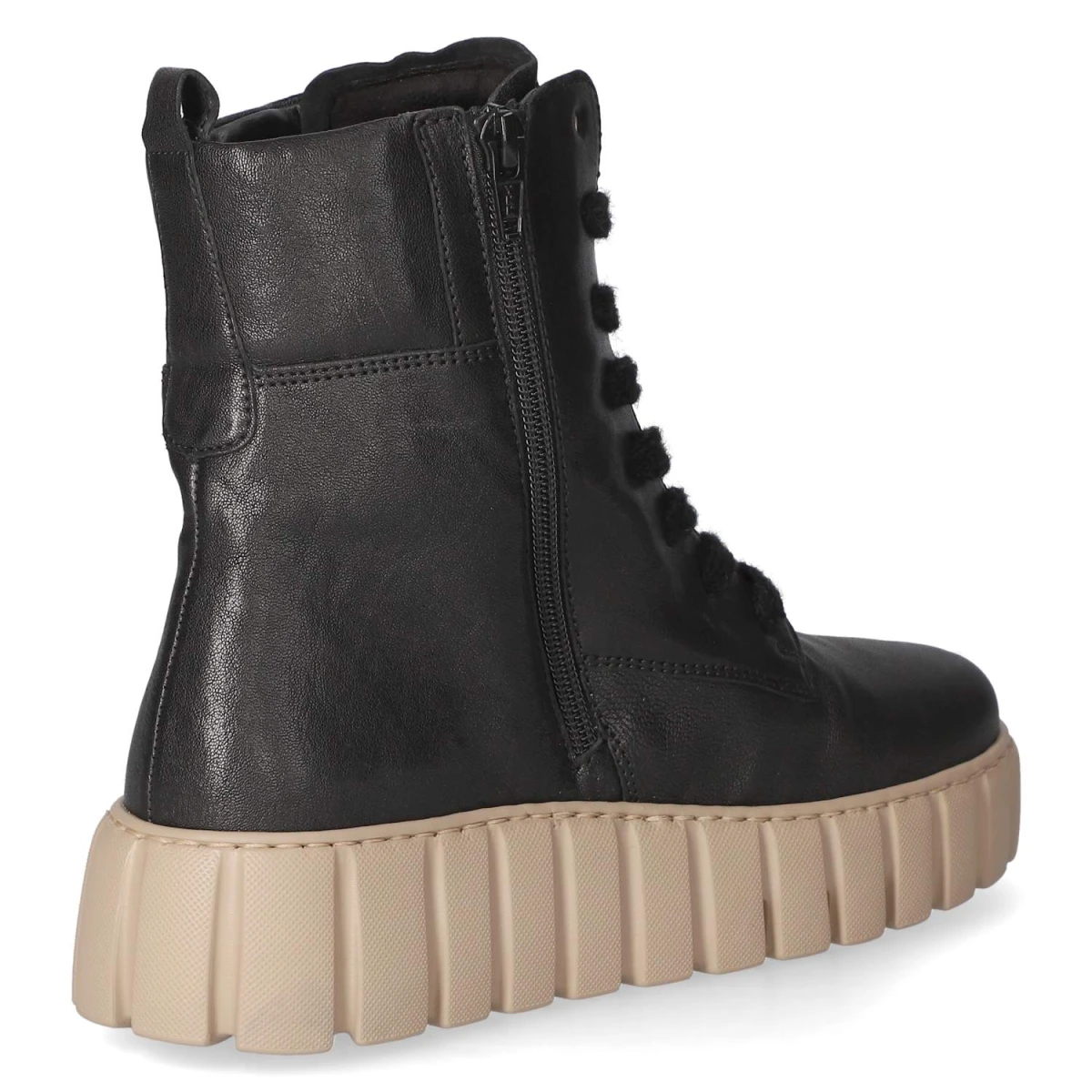 Schnürstiefeletten - schwarz (Micro)