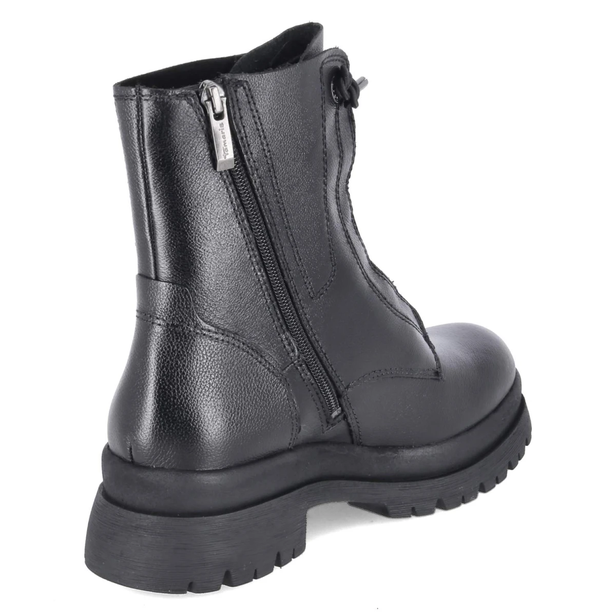 Schnürboots - BLACK LEATHER