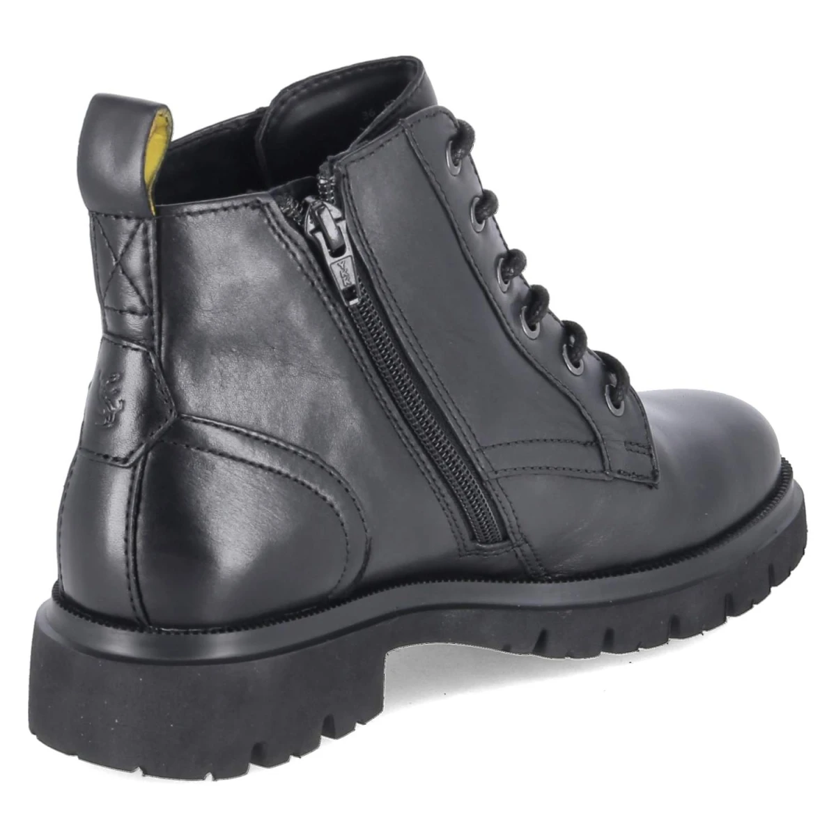 Schnürstiefeletten - schwarz