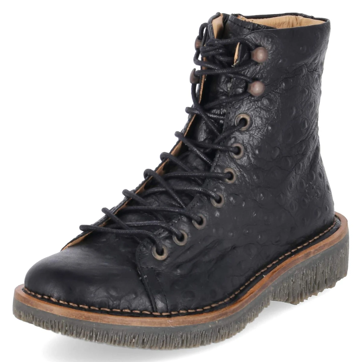 Schnürboots VOLCANO - black