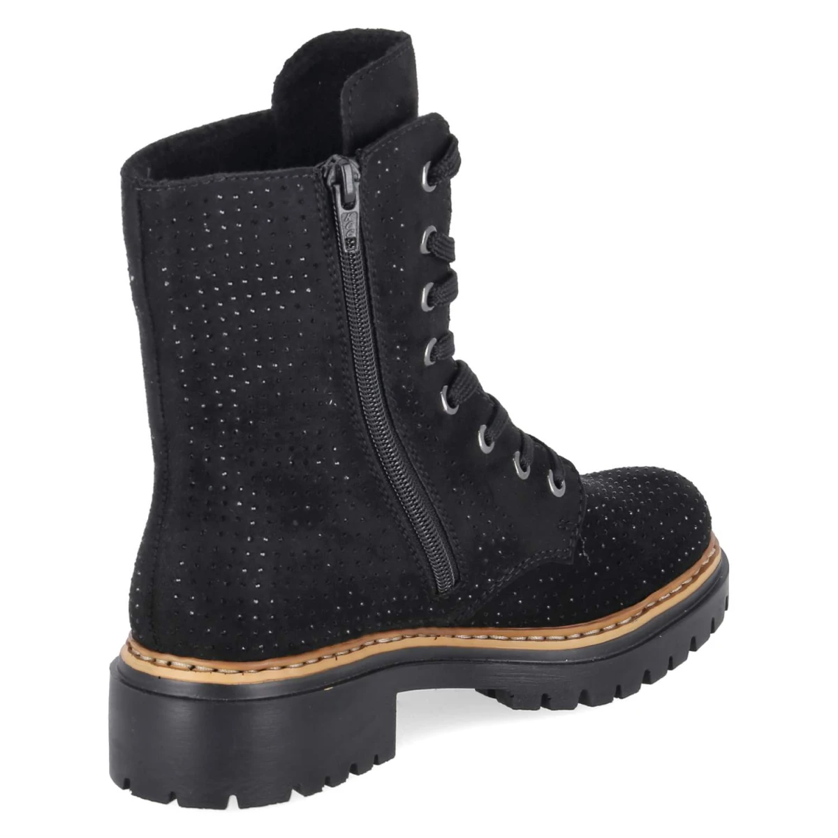 Schnürboots - Schwarz