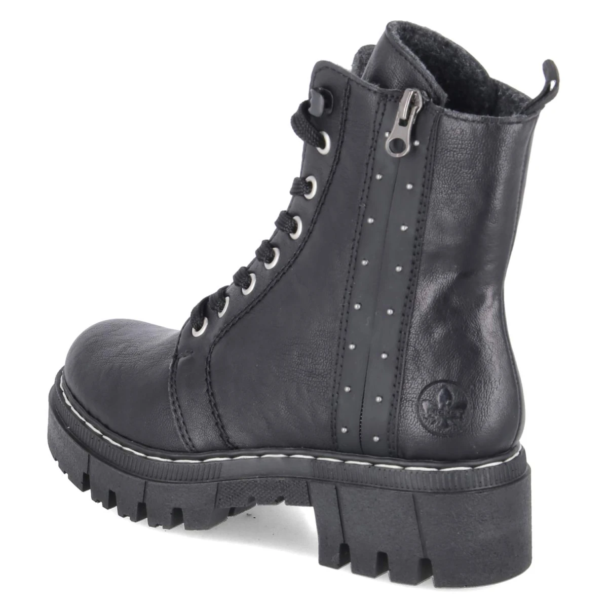 Schnürboots - schwarz