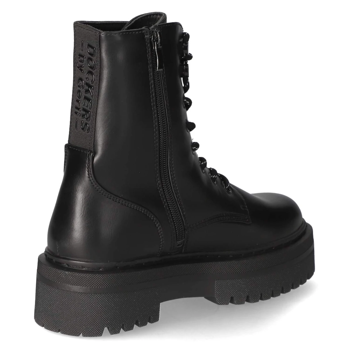 Schnürstiefeletten - allblack