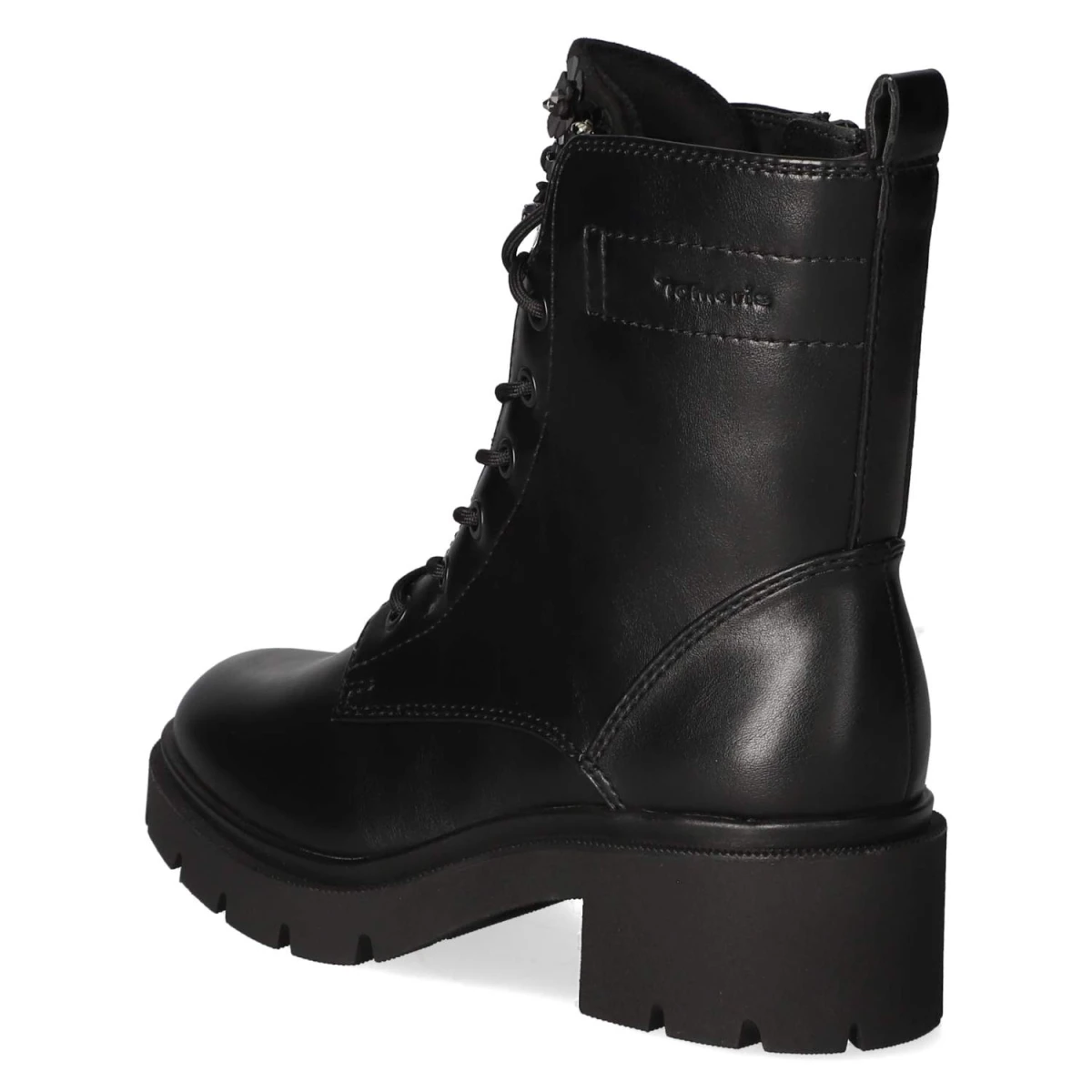 Schnürstiefeletten - black