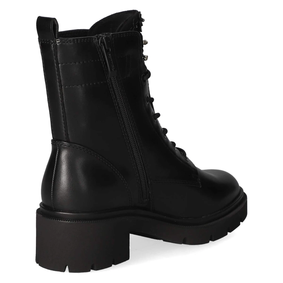 Schnürstiefeletten - black