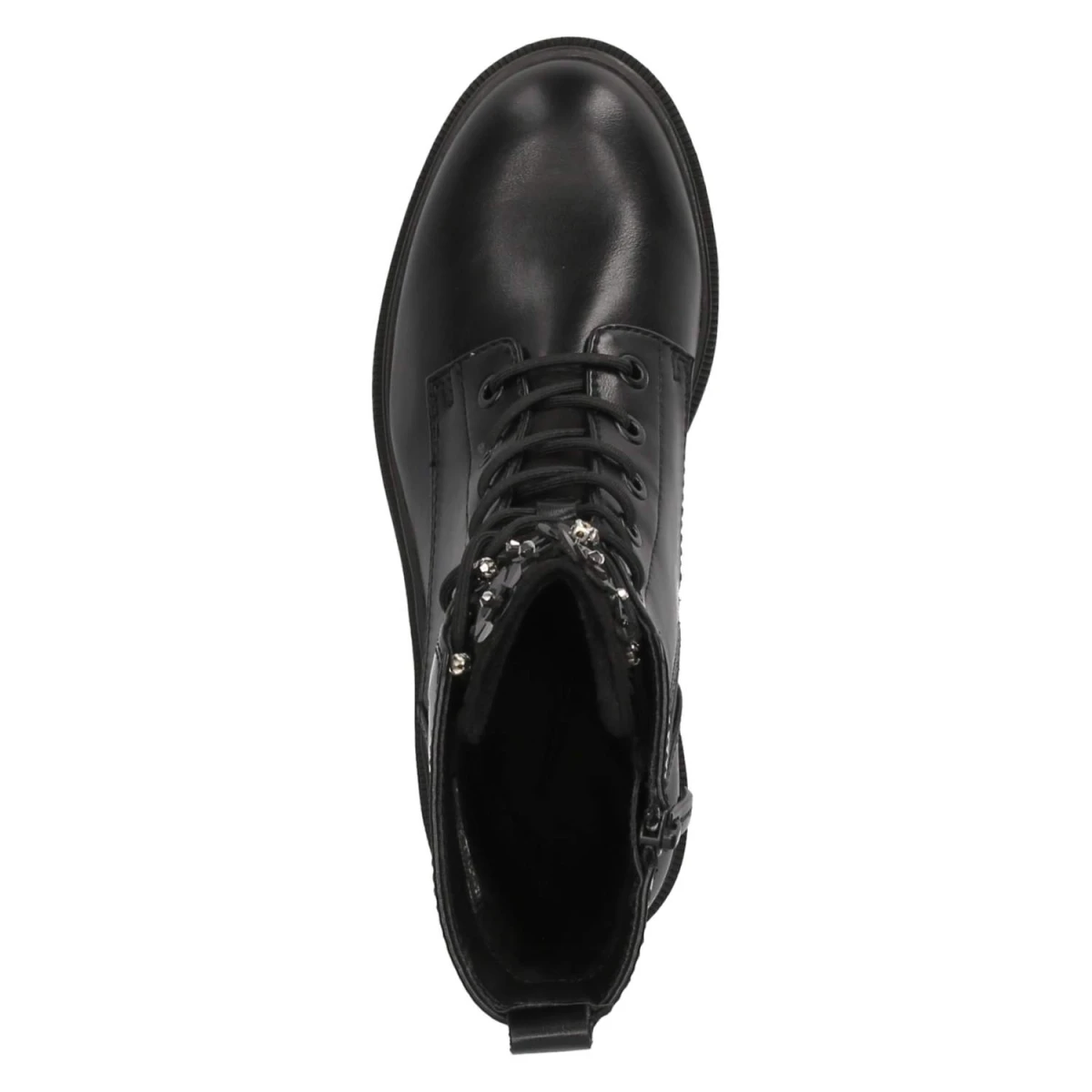 Schnürstiefeletten - black