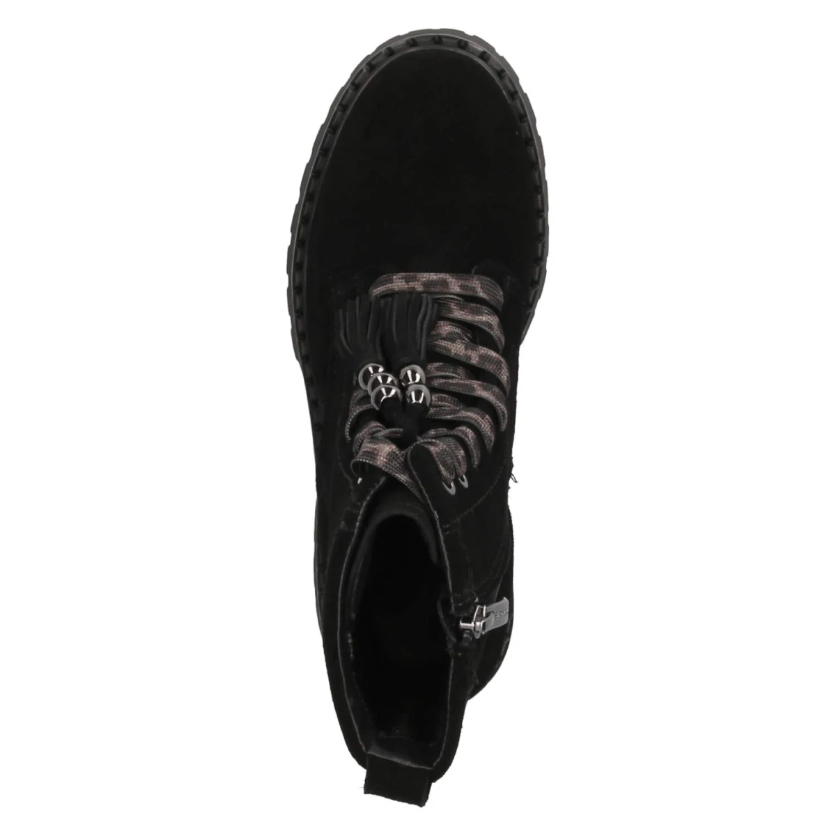 Schnürstiefeletten - black