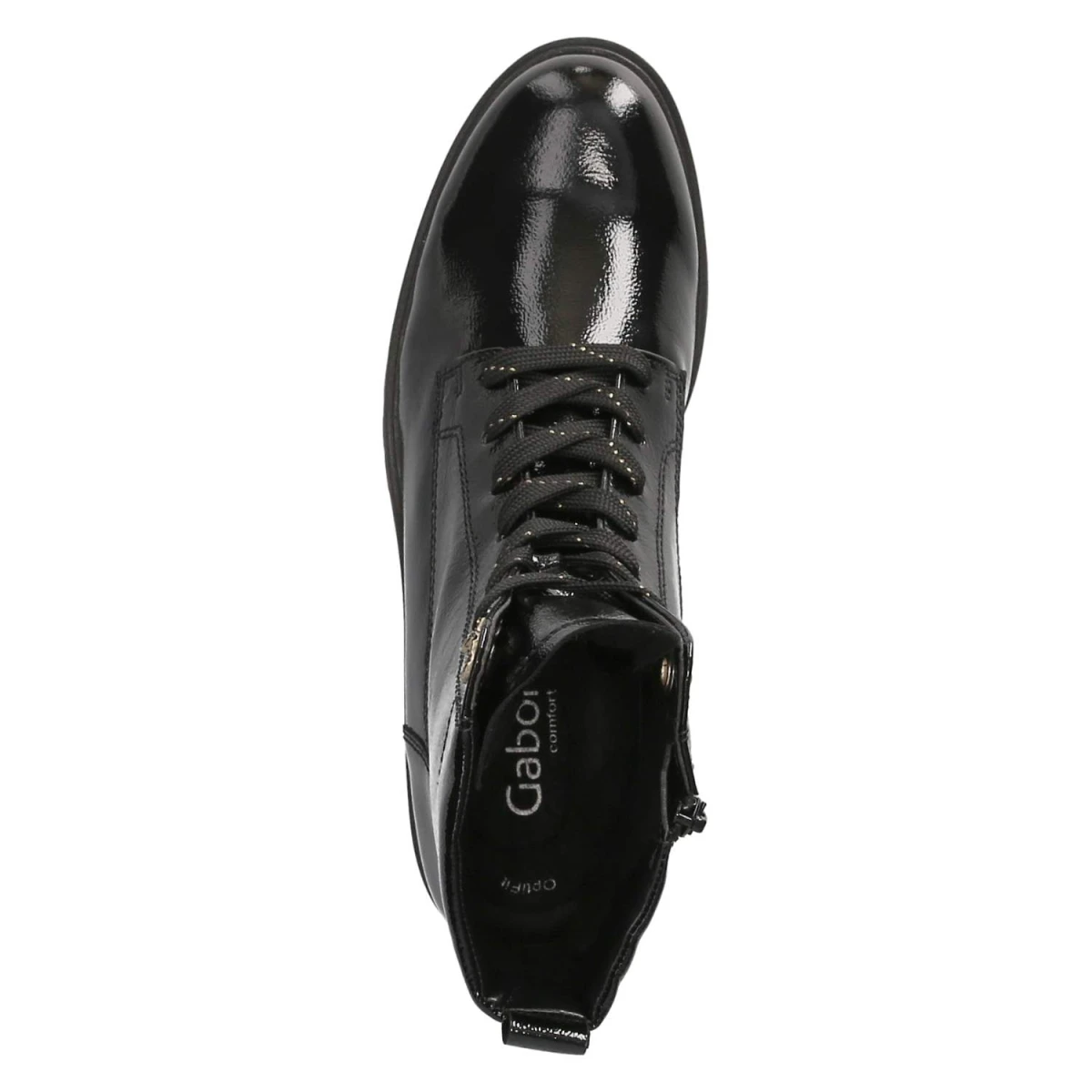 Schnürstiefeletten - schwarz (Mic/gold)