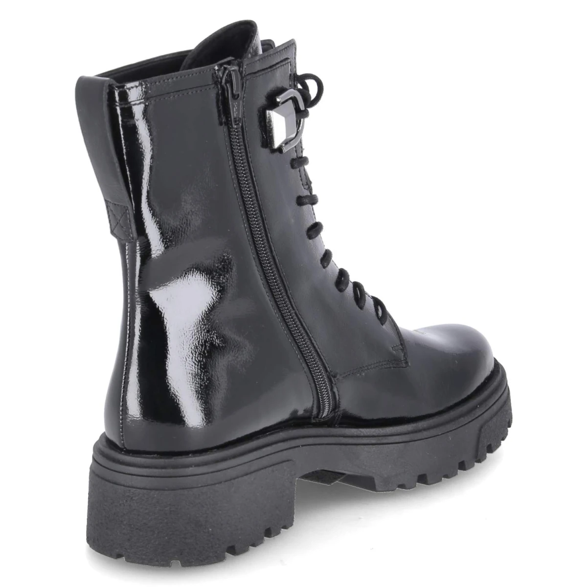 Combat Boots - schwarz(altsilber)