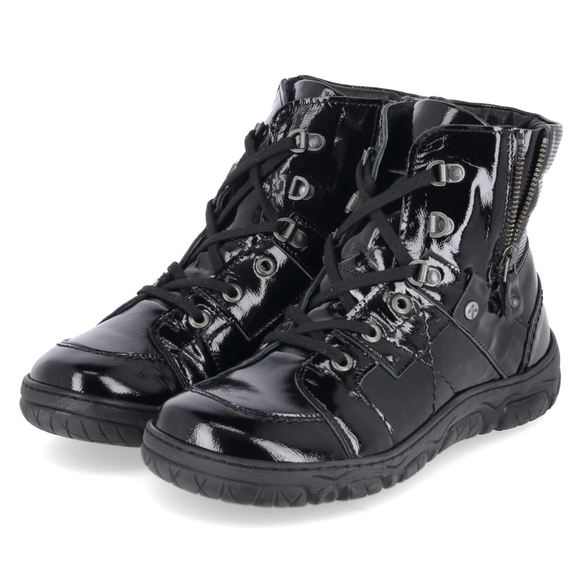 Schnürboots - SCHWARZ